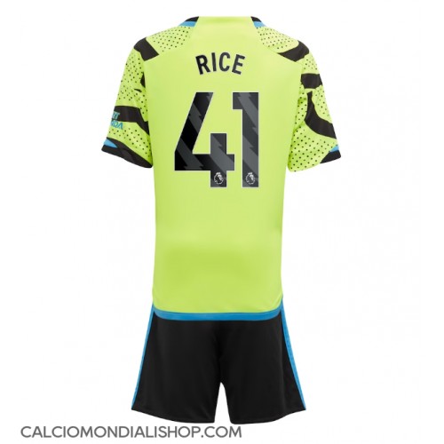 Maglie da calcio Arsenal Declan Rice #41 Seconda Maglia Bambino 2023-24 Manica Corta (+ Pantaloni corti)